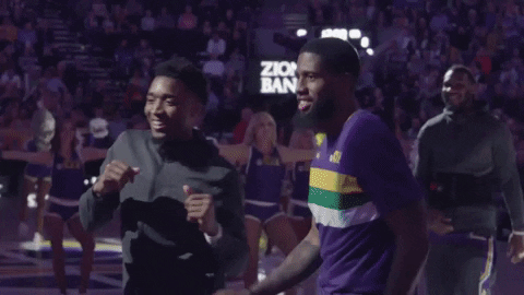 utahjazz giphyupload sports sport dancing GIF