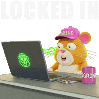 Mesmerising Locked In Sticker by Grind