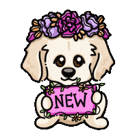 miimokiart goldenretriever miimokiart goldencindylou Sticker