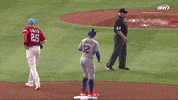 New York Mets Fist Bump GIF by SNY