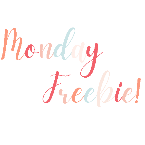 Pink Monday Sticker by Audrey Wolf Co