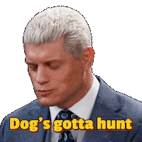 Cody Rhodes Dog Sticker by First We Feast