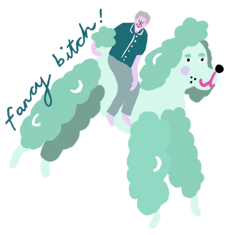 Fancy Sticker by limpetstore