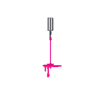 Nailedup nails nail polish hot pink pink nail polish Sticker