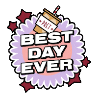 Best Day Ever Pretamanger Sticker by PRETUK