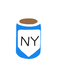 New York Coffee Sticker by ACuterCupcake