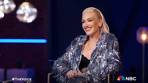 Happy Gwen Stefani GIF by The Voice