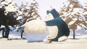 Playing Snow Day GIF by Pokémon
