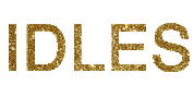 gold idles Sticker by Partisan Records