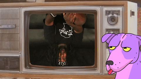 IHEARTCOMIXLIVE giphygifmaker tv television confused GIF
