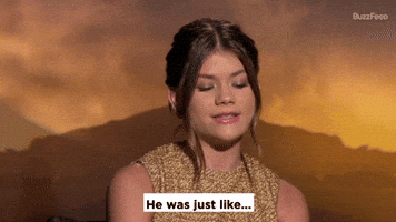 He Was Just Like....