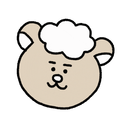 Hair Smile Sticker by FATZOO