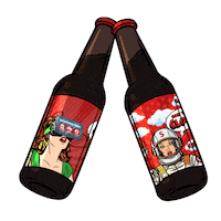Party Beer Sticker by SwissSalary Ltd.