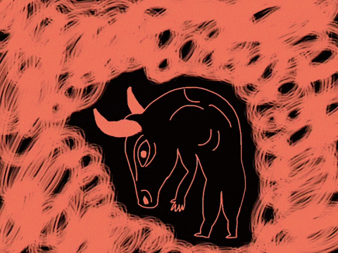 Greek Mythology Bull GIF by Barbara Pozzi