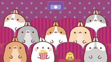 molangofficialpage party netflix cartoon movie GIF
