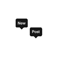 New Post Sticker