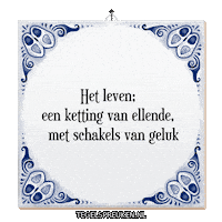 Wijsheid Spreuk Sticker by Tegelspreuken.nl