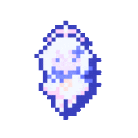 illBllu pixel genshin idle paimon Sticker