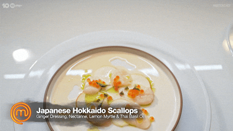 Australia Scallops GIF by MasterChefAU