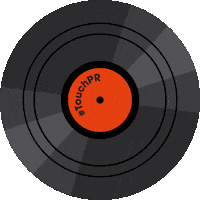 touchprandevents music retro play vinyl Sticker