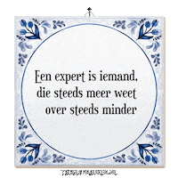 Humor Focus Sticker by Tegelspreuken.nl