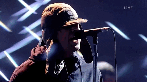 Liam Gallagher Hat GIF by BRIT Awards