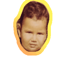 Baby Face Sticker by jorgemariozuleta