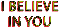 Happy I Believe In You Sticker by Sarah The Palmer