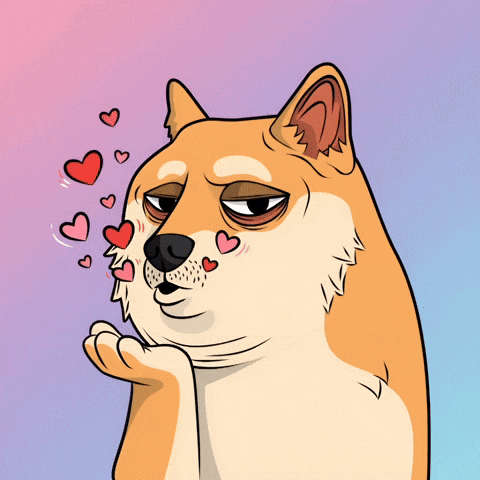 Shiba Inu Love GIF by Doge Pound