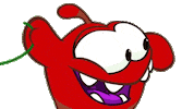 Happy Run Sticker by Om Nom
