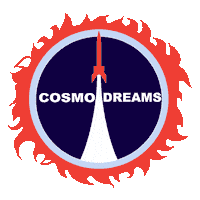 Cosmodreams_art logo beauty space sun Sticker