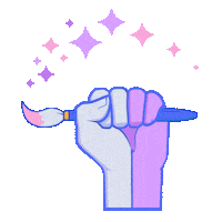 utopiaklubi utopia craftivism make the world a better place make art not war Sticker