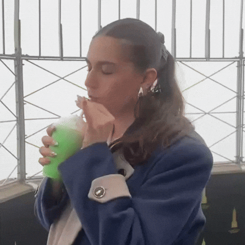 Shamrock Shake Drinking GIF by Empire State Building