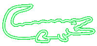 Neon Alligator Sticker by University of Florida