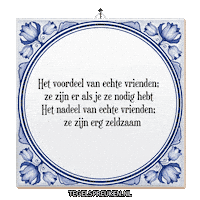 Wijsheid Spreuk Sticker by Tegelspreuken.nl