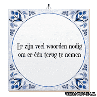 Communicatie Gebaar Sticker by Tegelspreuken.nl