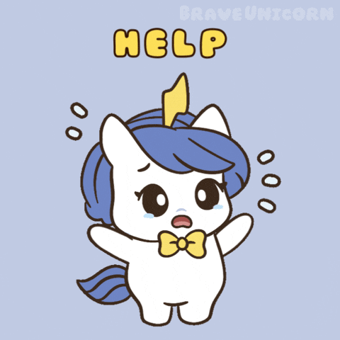 Rescue Me Help GIF by Brave Unicorn