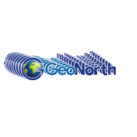 geonorth geonorth geo north Sticker