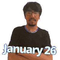 26 January Sticker