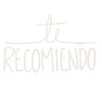 Recomendacion Sticker by bykiany