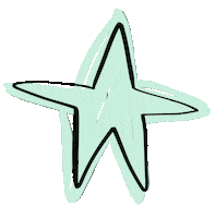 Blue Star Sticker by Heather Buchanan