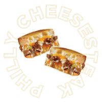 CraveFoodsCA sandwich melted cheese philly cheesesteak crave foods Sticker
