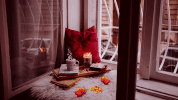 hot chocolate halloween GIF