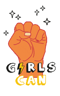 Women Power Star Sticker by Little Nutkins