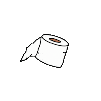 Toilet Paper Sticker by javilostcontrol