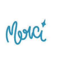 Thanks Merci Sticker
