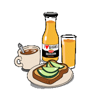 Cafe Bar Sticker by Juver zumos