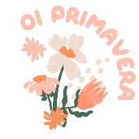 Spring Flores Sticker by Physalis Estúdio de Criação