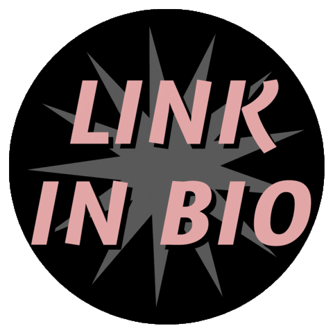 bimbamgallery giphyupload star link in bio bam Sticker
