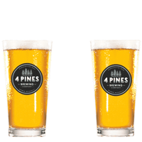 beer cheers Sticker by 4 Pines Brewing Co.